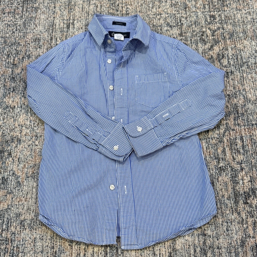 CrewCuts Boys' long-sleeve Thompson Button-up shirt